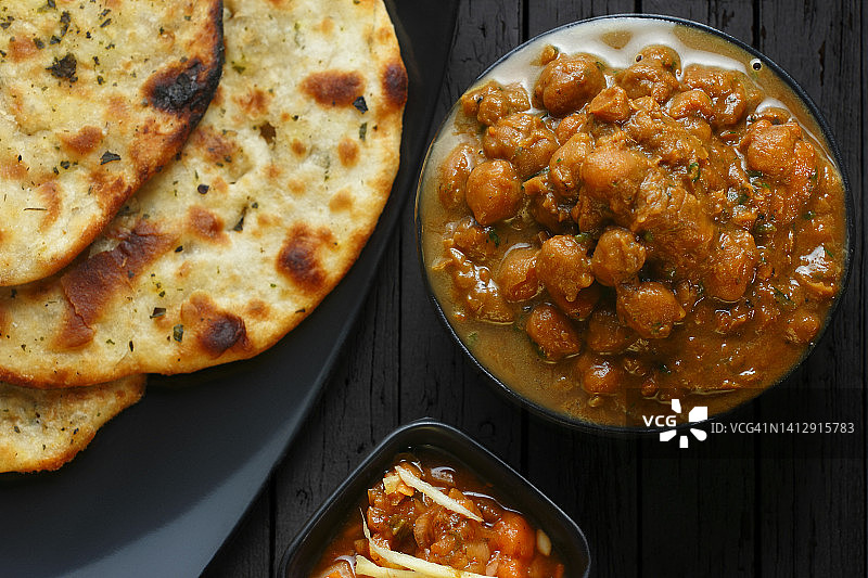 阿姆利则 Kulche 和 Chole图片素材