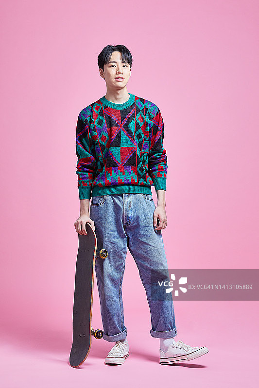 复古风，新风潮，潮流，青年文化，滑板图片素材