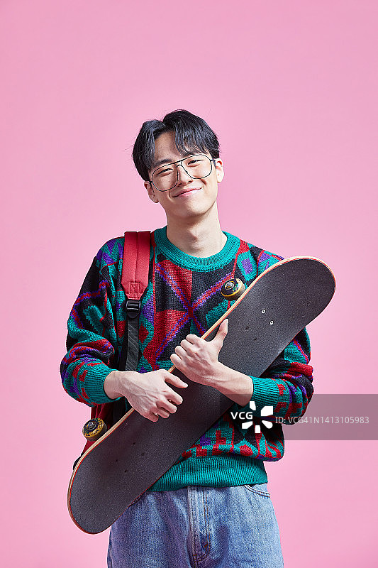 复古风，新风潮，潮流，青年文化，滑板图片素材