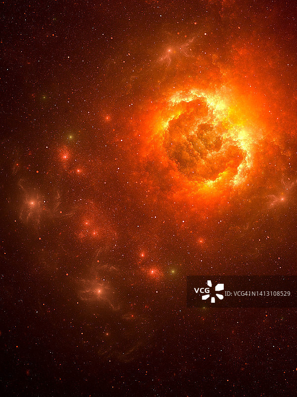 爆炸-数字抽象艺术图片素材