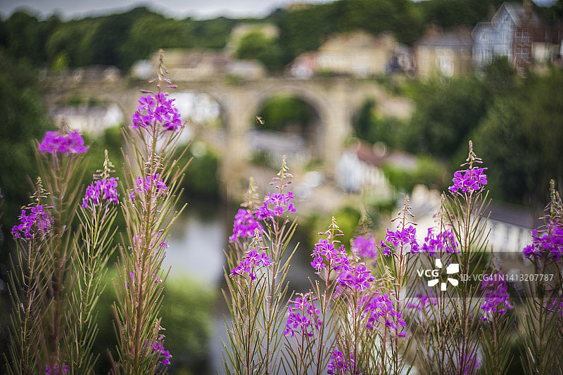 克纳雷斯伯勒铁路高架桥图片素材