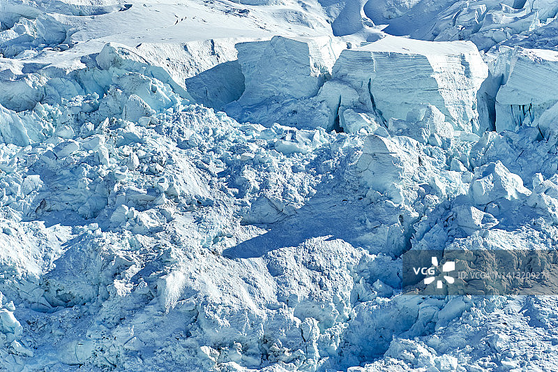 新西兰弗朗兹·约瑟夫冰川特写图片素材