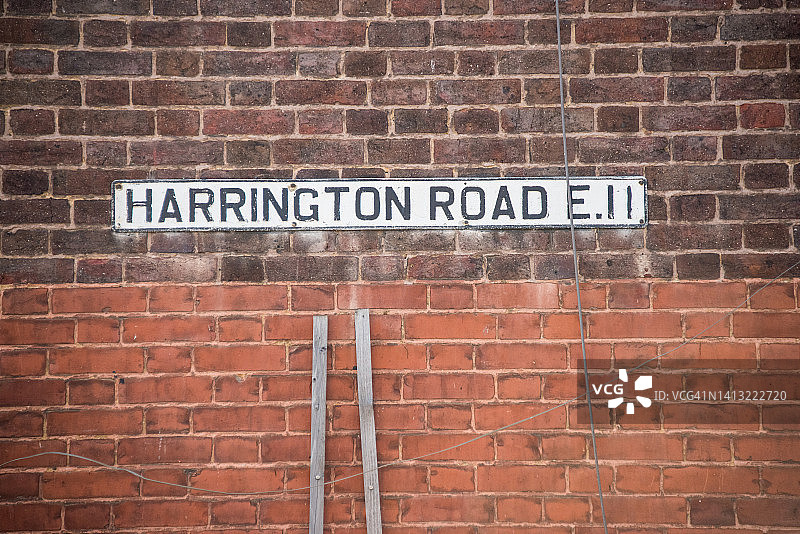 哈灵顿路E11标志图片素材