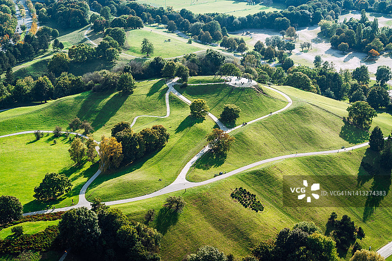 慕尼黑奥林匹克公园风景图片素材