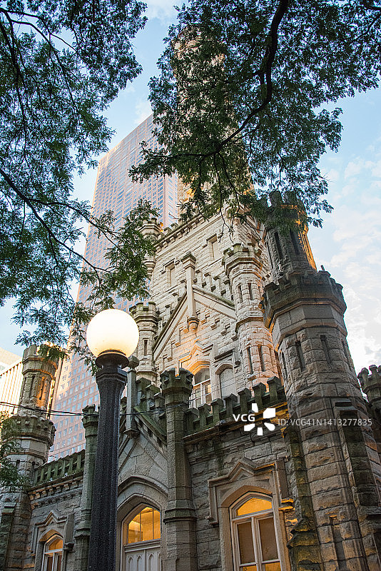 芝加哥水塔图片素材