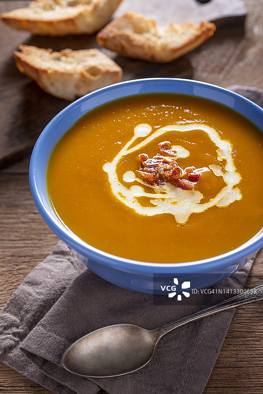奶油南瓜汤图片素材