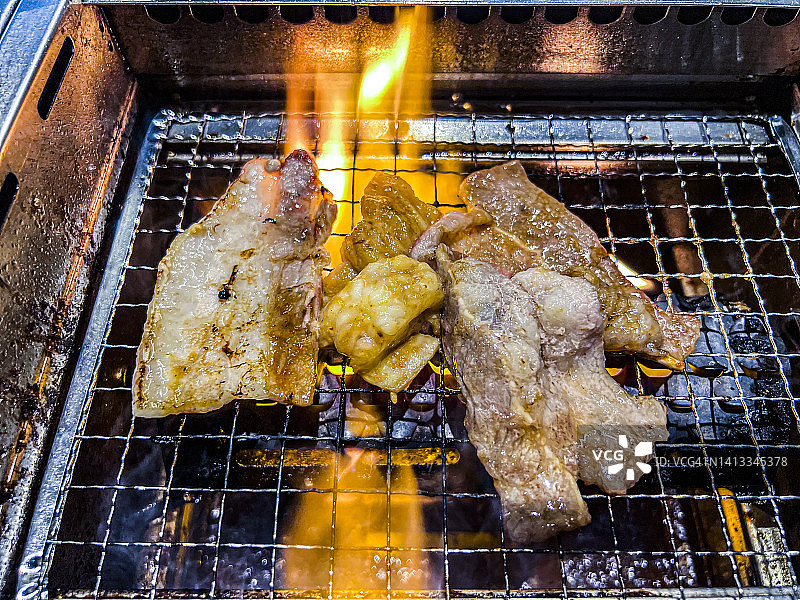 日式烤猪肉图片素材