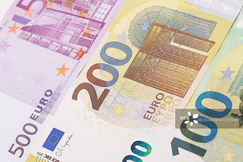 欧元纸币背景图片素材