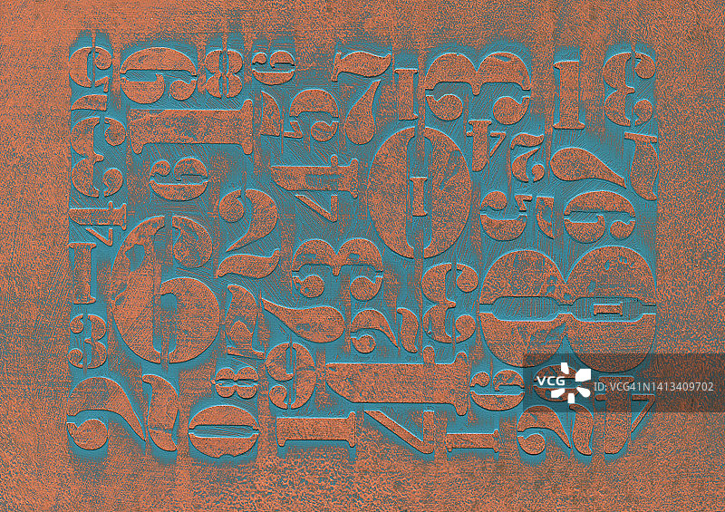 数字抽象背景图片素材