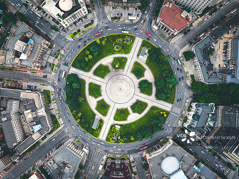 环形交通枢纽图片素材