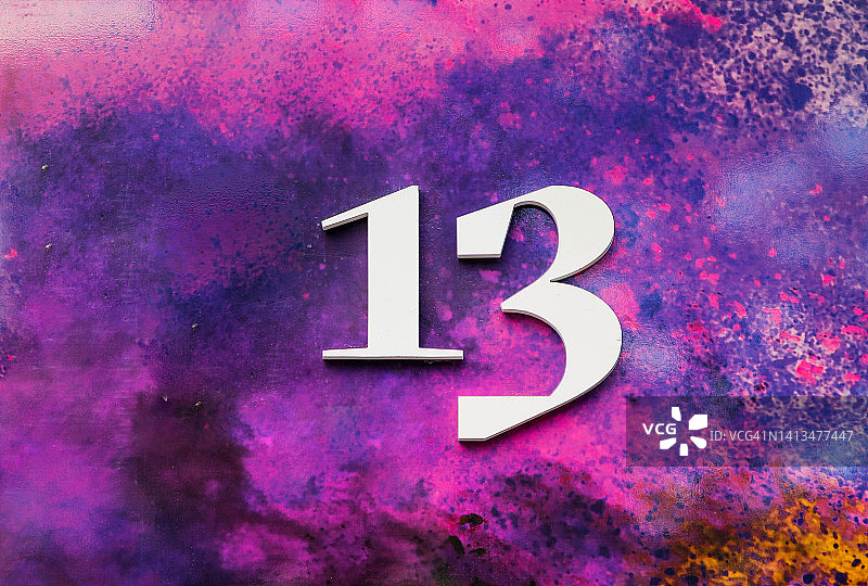 数字13图片素材