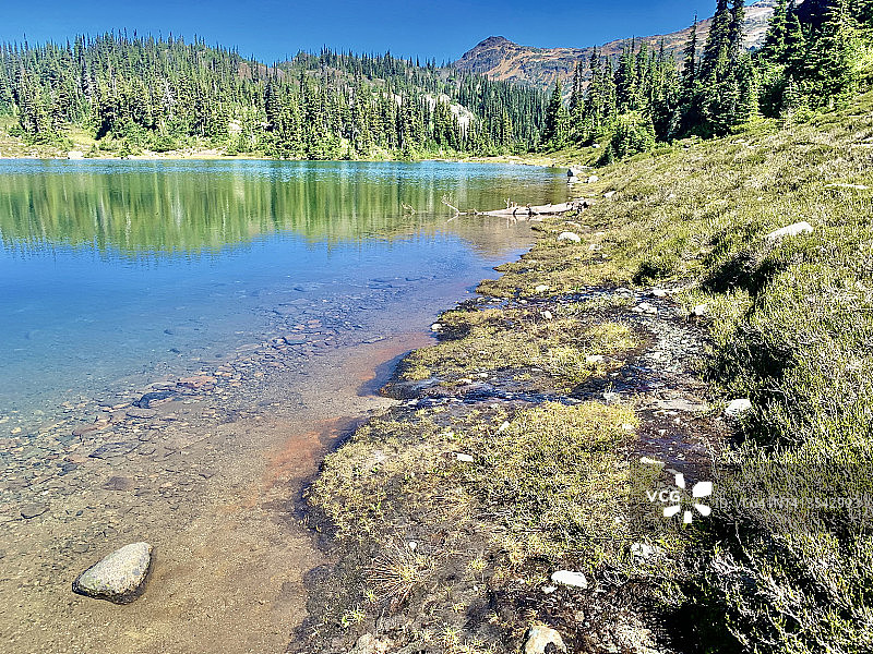 信号湖图片素材