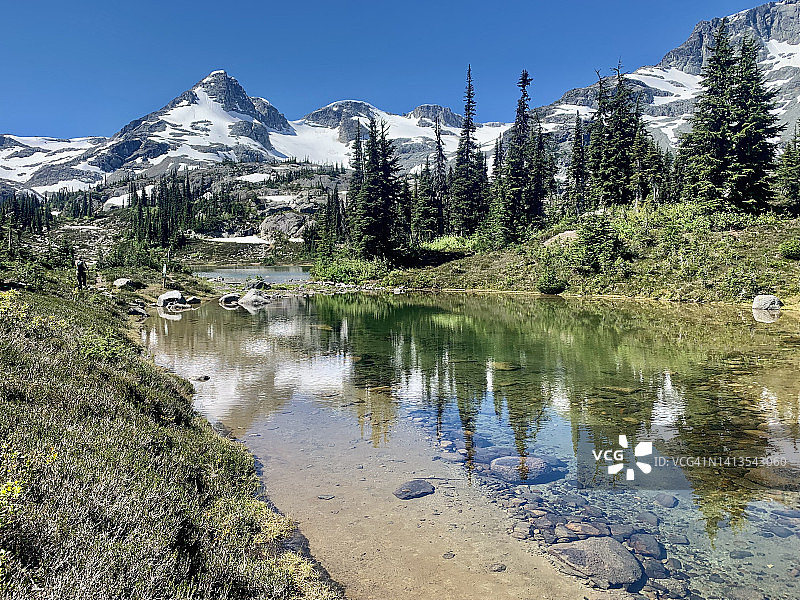 信号湖图片素材