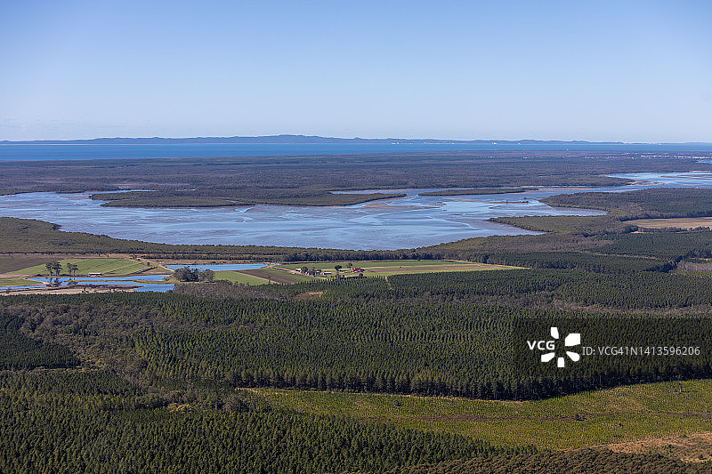 阳光海岸南部航拍影像图片素材