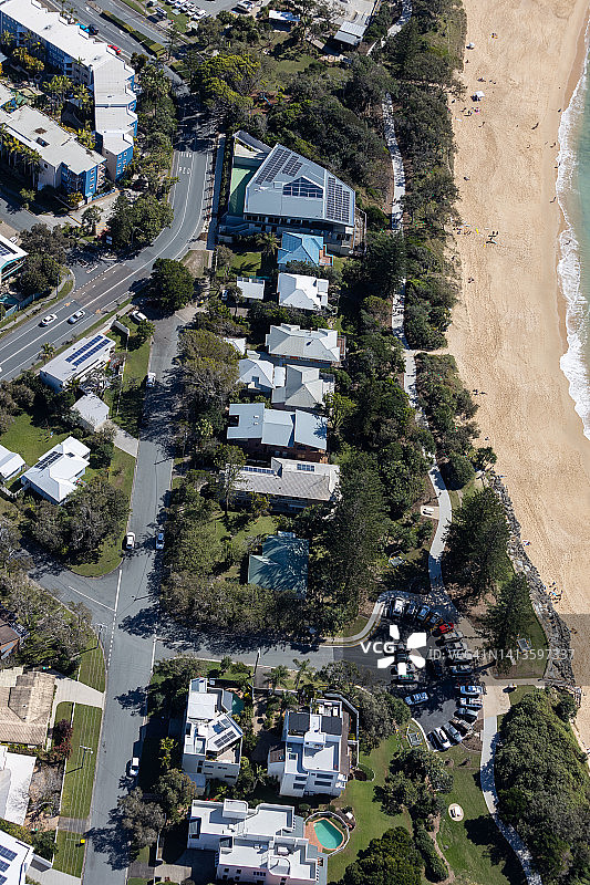 阳光海岸南部航拍影像图片素材