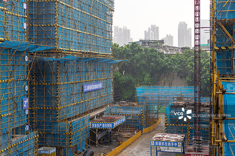 城市施工现场图片素材