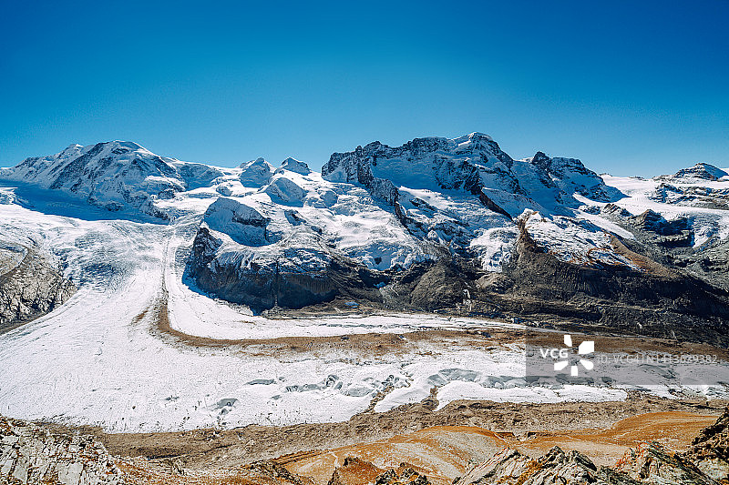 欧洲瑞士冰川图片素材