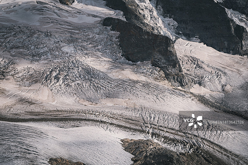 阿尔卑斯山冰川图片素材