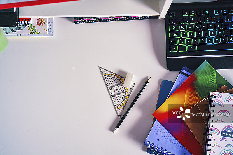 学校用品，返校概念图片素材