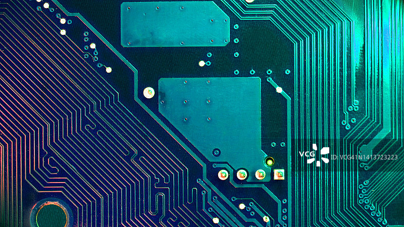 中间带有复制空间的未来主义数字电路图片素材