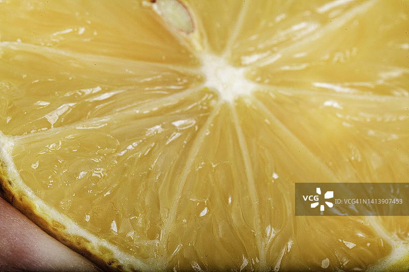 橙子的微距特写图片素材