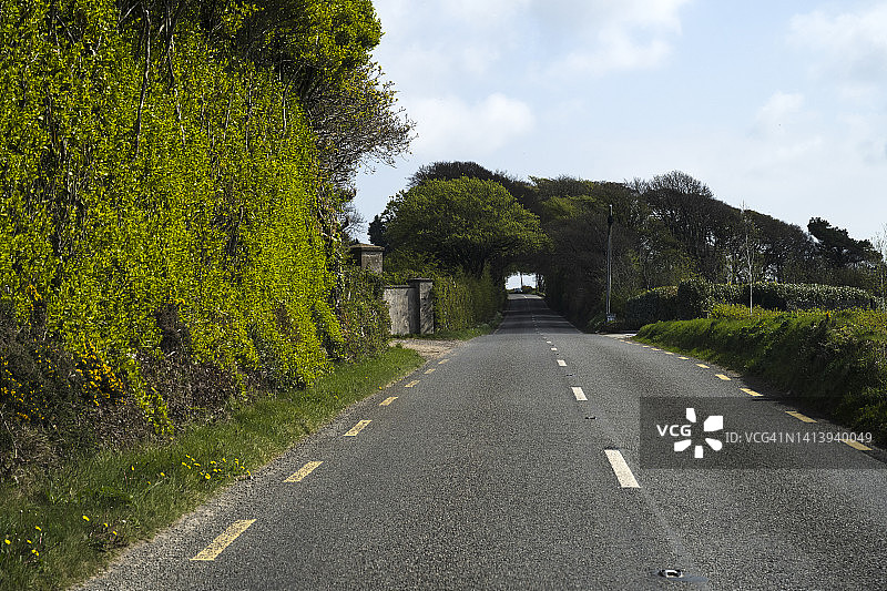 韦克斯福德附近的乡村公路图片素材