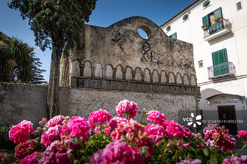 意大利坎帕尼亚萨莱诺阿马尔菲海岸徒步旅行图片素材