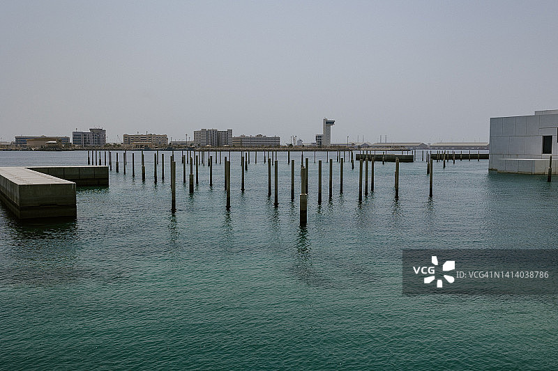 阿联酋阿布扎比萨迪亚特岛景观图片素材