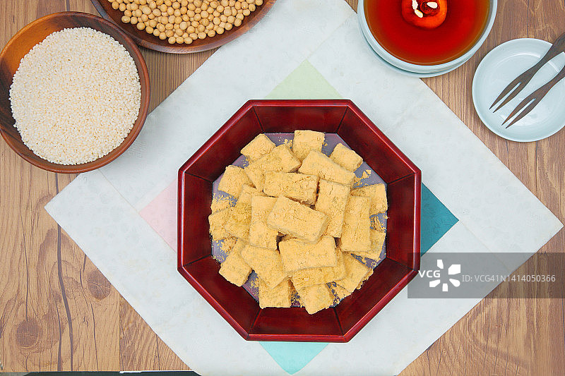 黄豆糕图片素材