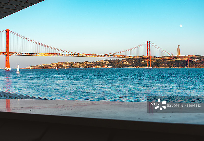 4月25日大桥视角图片素材