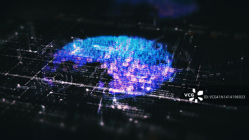 高级数据矩阵网络环境显示图片素材