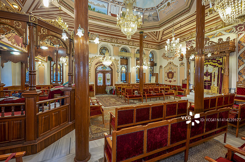 伊斯坦布尔库兹贡朱克Bet Yaakov犹太教堂图片素材