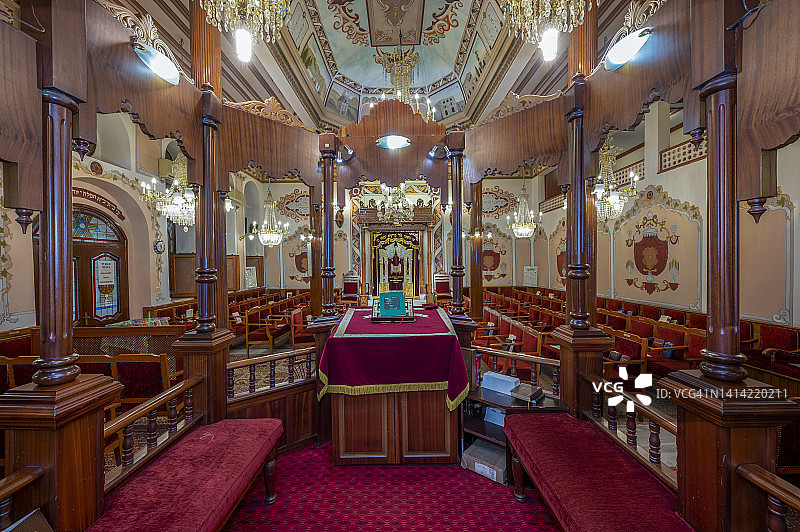 伊斯坦布尔库兹贡朱克Bet Yaakov犹太教堂图片素材