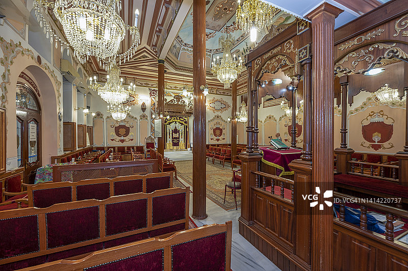 伊斯坦布尔库兹贡朱克Bet Yaakov犹太教堂图片素材