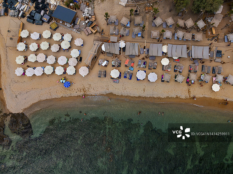 阿克蒂埃莱奥乔里乌的阿尔米拉海滩酒吧图片素材