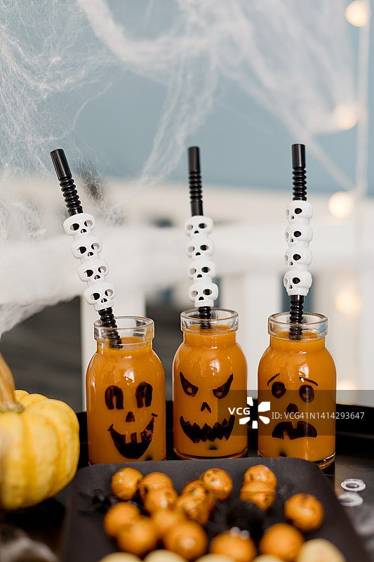 万圣节派对美味糖果图片素材