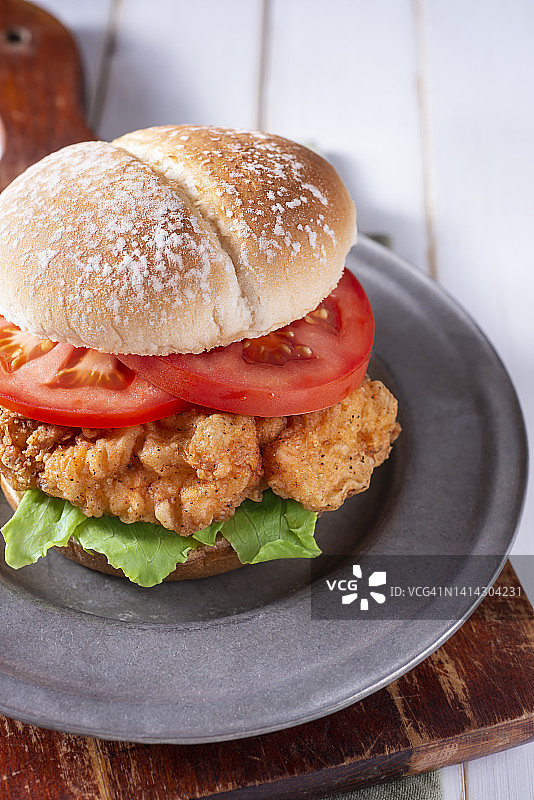 鸡肉三明治图片素材