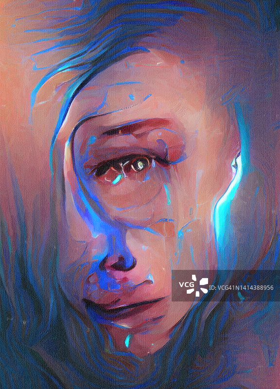 抑郁症概念插图图片素材