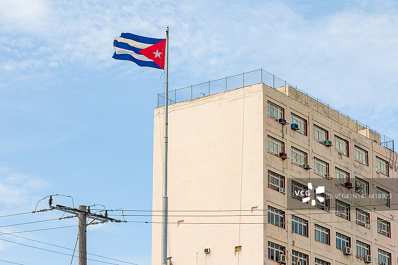 古巴国旗图片素材