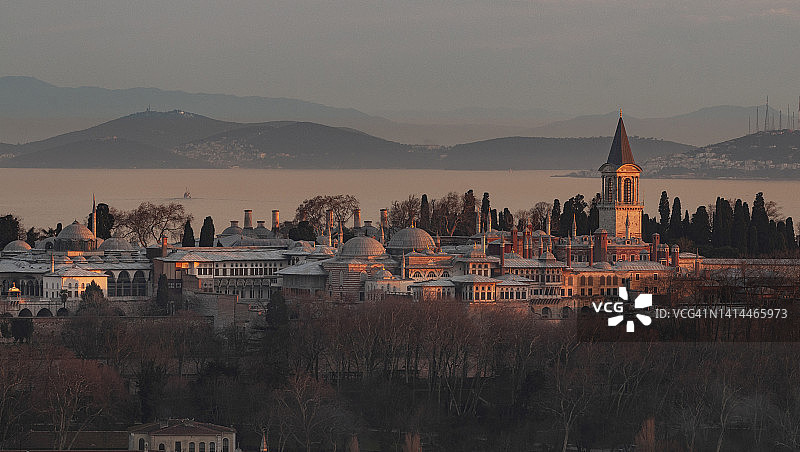 土耳其伊斯坦布尔法提赫区的托普卡帕宫图片素材