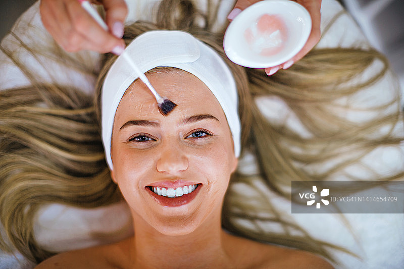 享受美容护理图片素材