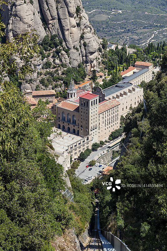 圣玛丽亚·德·蒙特塞拉特修道院图片素材