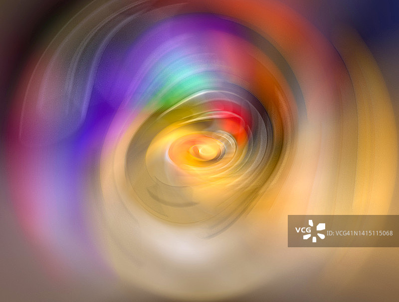 深色背景上抽象的流体彩色柔和散焦灯光图片素材