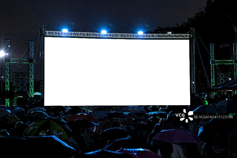 露天电影院图片素材