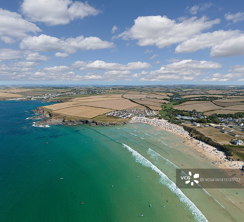康沃尔郡哈林湾图片素材