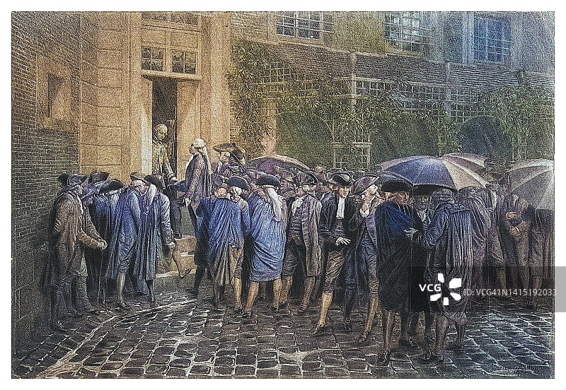 第三等级在网球场避难古老雕刻插图图片素材