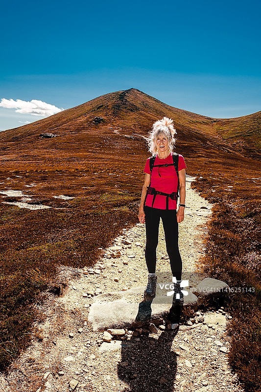 在苏格兰凯恩戈姆山徒步旅行图片素材