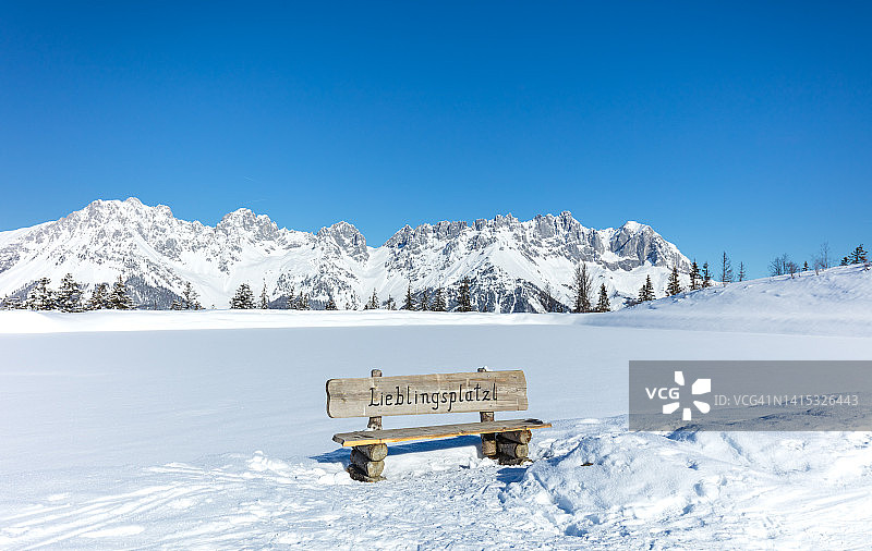 冬季的奥地利蒂罗尔州图片素材