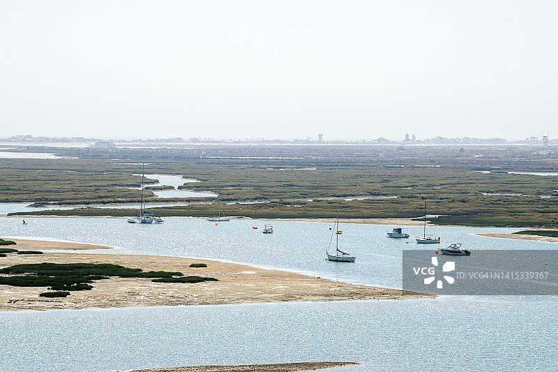 葡萄牙法鲁的里亚福尔摩沙景色图片素材