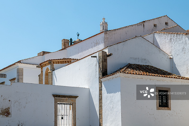 葡萄牙法鲁大教堂圣玛利亚教堂后视图图片素材